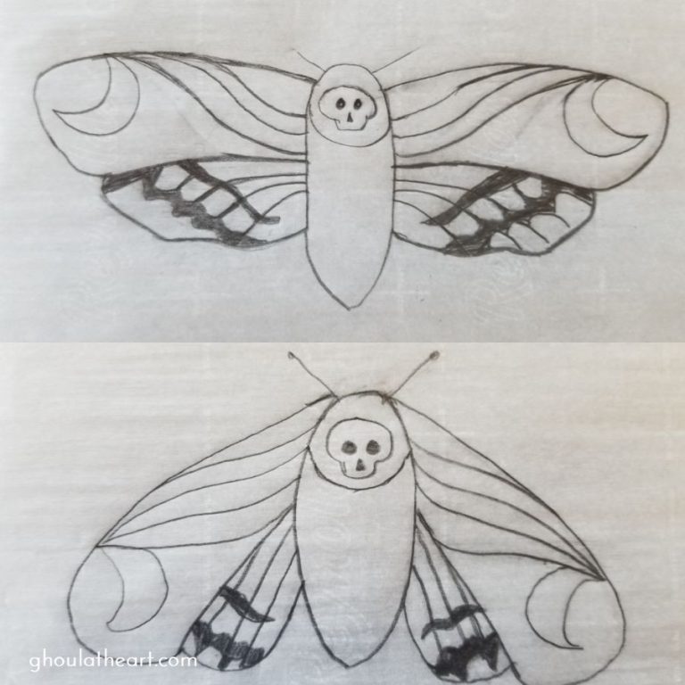 Death Head Moth Bites Ghoul At Heart